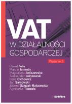 Okładka książki VAT w działalności gospodarczej w.3