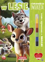 Okładka książki W lesie. Ciekawskie zwierzęta