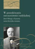Okładka książki W poszukiwaniu rzeczywistości radykalnej