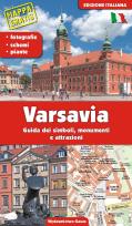 Okładka książki Warszawa. Przewodnik po symbolach, zabytkach i atrakcjach wer. włoska wyd. 2023