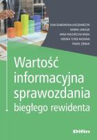 Okładka książki Wartość informacyjna sprawozdania biegłego..