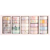 Opakowanie Washi Tape Narcissus SET 4 display mix 25 sztuk