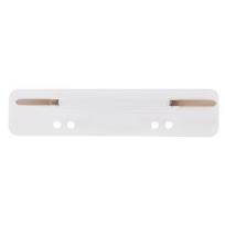 Opakowanie Wąsy do skoroszytów białe (25szt) MemoBe