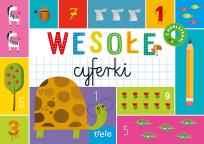 Okładka książki Wesołe cyferki. Blok z tekturą