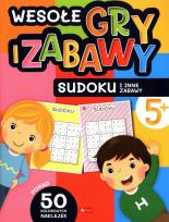 Okładka książki Wesołe gry i zabawy. Sudoku i inne zabawy