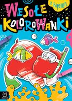 Okładka książki Wesołe kolorowanki z hipciem