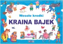 Okładka książki Wesołe kredki. Kraina bajek
