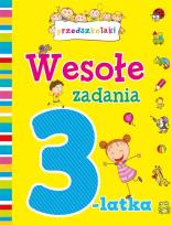Okładka książki Wesołe zadania 3-latka