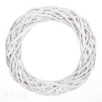 Opakowanie Wianek wiklinowy 36cm biały DPDN-030