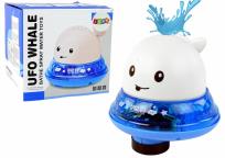 Opakowanie Wieloryb tryskający wodą biały