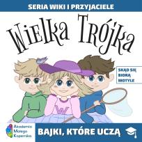 Okładka książki Wiki i przyjaciele. Wielka Trójka. Skąd się biorą Motyle