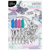 Opakowanie Witraże z markerami Wróżki Kidea 4 kolory