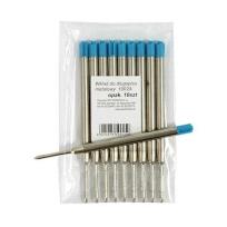 Opakowanie Wkład do długopisu metalowy niebieski (10szt)