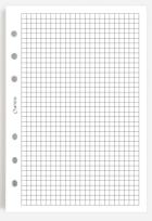 Opakowanie Wkład do organizera A5 kratka biała