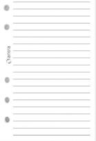 Opakowanie Wkład do organizera K/linia biała ANTRA