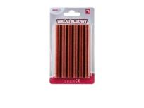 Opakowanie Wkład klejowy brokatowy czerwony 11mmx10cm 6szt