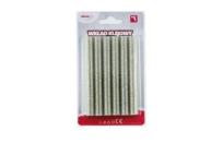 Opakowanie Wkład klejowy brokatowy srebrny 11mmx10cm 6szt