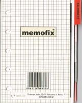 Opakowanie Wkłady 2025 Memofix A7 M komplet