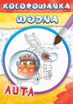 Okładka książki Wodne kolorowanki auta