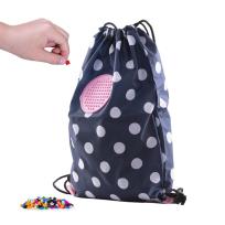 Opakowanie Worek szkolny na plecy Kropki z różowym panelem