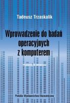 Okładka książki Wprowadzenie do badań operacyjnych z komputerem