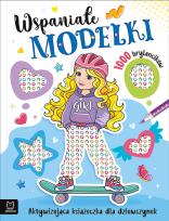 Okładka książki Wspaniałe modelki. Aktywizująca książeczka dla dziewczynek. 1000 brylancików