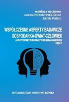Okładka książki Współczesne aspekty badawcze. Gospodarka...