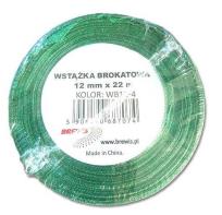 Opakowanie Wstążka brokatowa zielona 12mmx22m