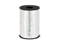 Opakowanie Wstążka plastikowa srebrna 5mmx225m