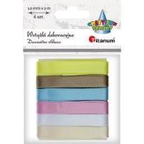 Opakowanie Wstążki satynowe 10mm/2m 6 kolorów