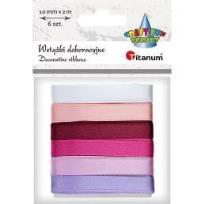 Opakowanie Wstążki satynowe 10mm/2m 6 kolorów