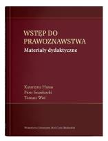 Okładka książki Wstęp do prawoznawstwa. Materiały dydaktyczne
