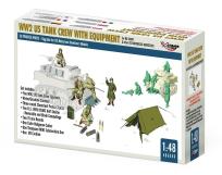 Opakowanie WWII Załoga czołgu USA z wyposażeniem 1:48