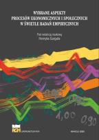 Okładka książki Wybrane aspekty procesów ekonomicznych...