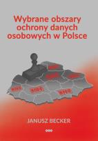 Okładka książki Wybrane obszary ochrony danych osobowych w Polsce