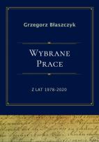 Okładka książki Wybrane prace z lat 1978-2020