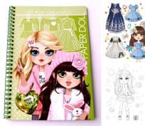 Opakowanie Wycinanki kolorowanki Lalki - zielone FRESH