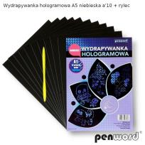 Opakowanie Wydrapywanka hologramowa A5 niebieska