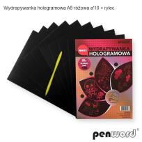 Opakowanie Wydrapywanka hologramowa A5 różowa