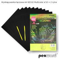 Opakowanie Wydrapywanka tęczowa A4 multicolor WZ-02