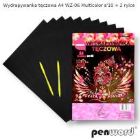 Opakowanie Wydrapywanka tęczowa A4 multicolor WZ-06