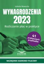 Okładka książki Wynagrodzenia 2023.