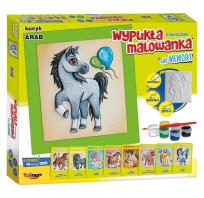Opakowanie Wypukła malowanka Kucyk Arab + gra memory