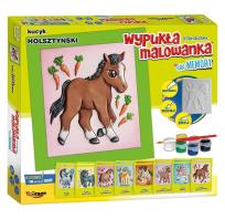 Opakowanie Wypukła malowanka Kucyk Holsztyński + gra memory