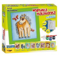 Opakowanie Wypukła malowanka Kucyk Islandzki + gra memory