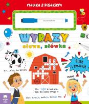 Okładka książki Wyrazy, słowa i słówka. Nauka z pisakiem