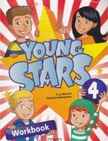 Okładka książki Young Stars 4 WB + QR