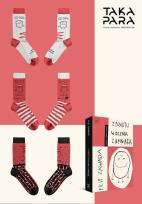 Okładka książki Z punktu widzenia ziemniaka + skarpetki MIX