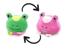 Opakowanie Żaba pluszowa dwustronna 15cm