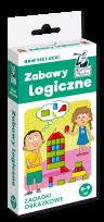 Okładka książki Zabawy logiczne. Zagadki obrazkowe. Kapitan Nauka wyd. 4
